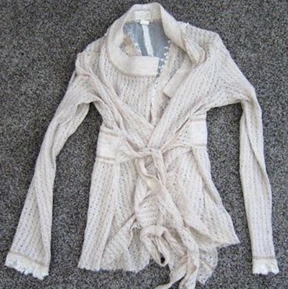Nick & Mo Cream Lace Cardigan